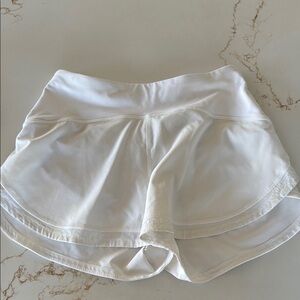 lululemon athletica White Athletic Shorts
